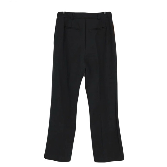 House of Harlow 1960 Wide Leg Button Front Corduroy Patch Pocket Pants Navy Sz 6 - Picture 3 of 8